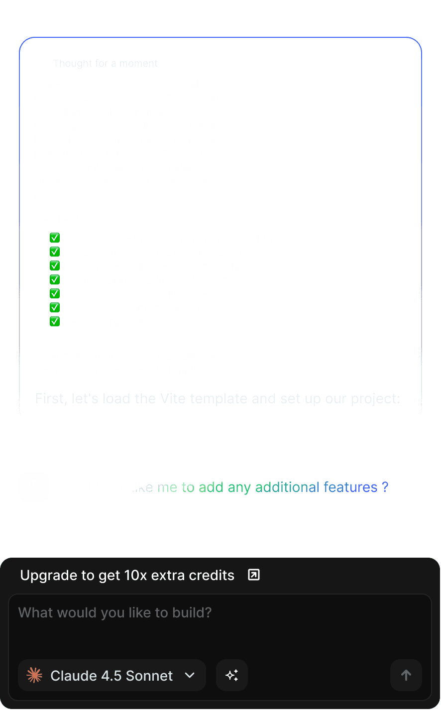 Natively AI builder preview